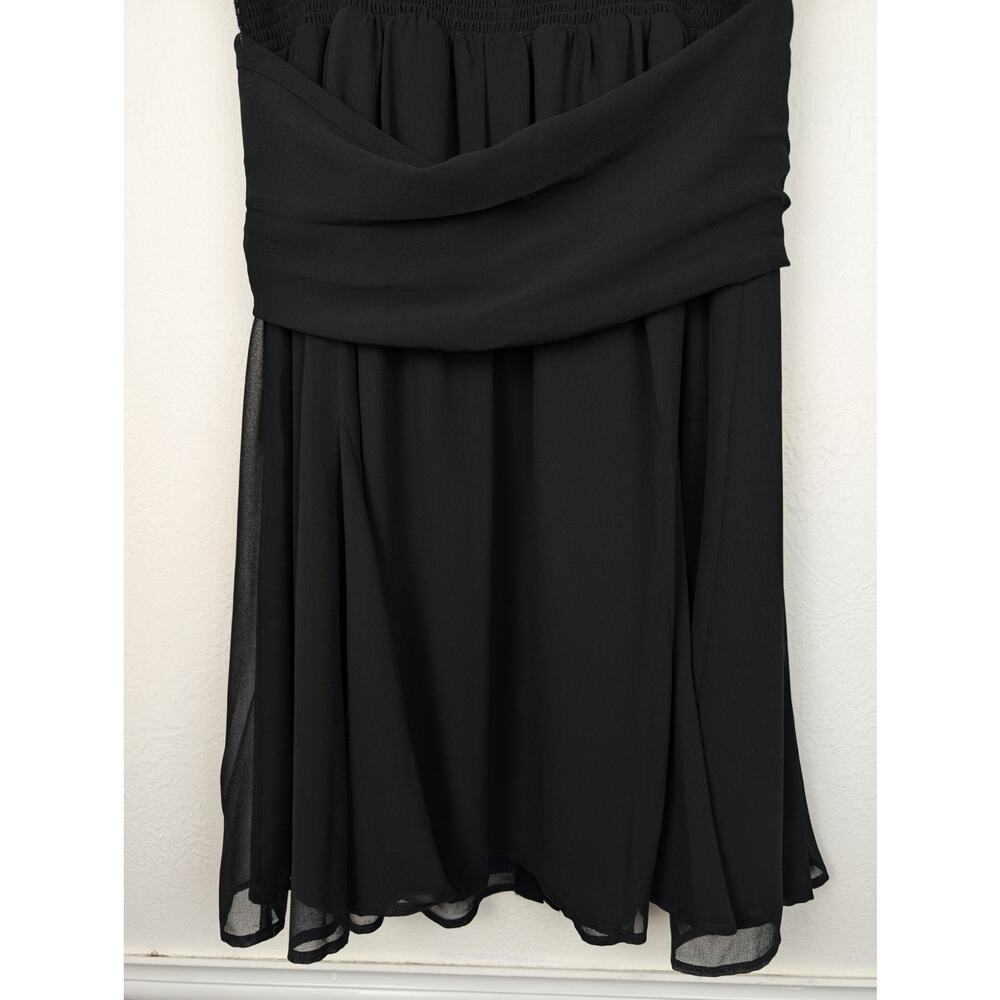 White House Black Market Dress White Collar Wednesday Addams Family Black Size 2 - Picture 7 of 12